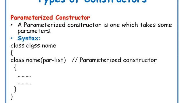 Types of Constructors in java in Telugu || JAVA in Telugu Lecture-13 смотреть онлайн