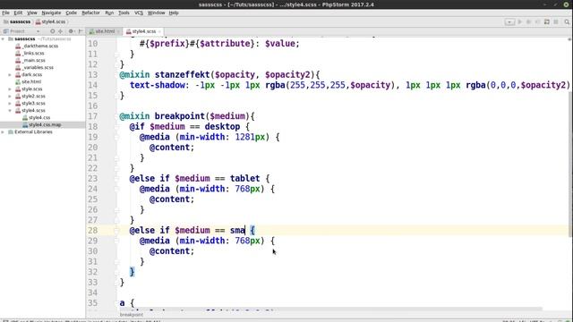 SCSS und SASS Tutorial #23 - Responsive Breakpoints смотреть онлайн
