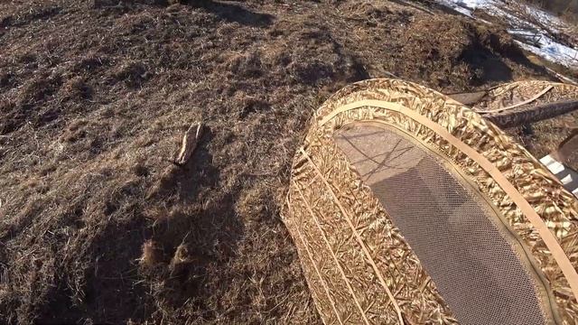 Отличная засидка-скрадок, автомат, для охоты на гуся и утку! смотреть онлайн