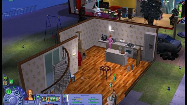 The Sims 2 | Симс 2 #16 | Выживание | Переезд! Топим за кота! смотреть онлайн