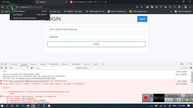 API Login Vue js Laravel Part 3 смотреть онлайн