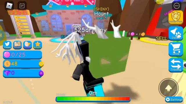 Прыгаю по облакам и надуваю жвачки! Симулятор жвачки! /Роблокс/Roblox смотреть онлайн