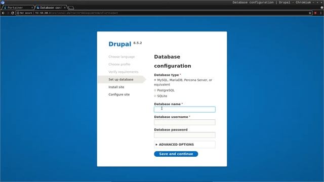 Install Drupal + MariaDB less than 5 mins (Docker, Portainer) смотреть онлайн