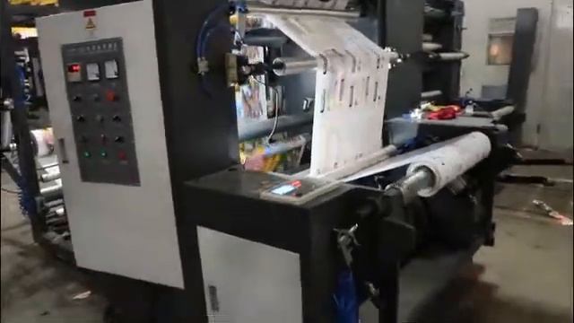 Двухцветная флексографическая печатная машина смотреть онлайн