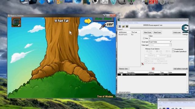 Plants VS Zombies hack cheat engine 5.5 Grow you TREE OF WISDOM to unlock all the fun zombie mods смотреть онлайн