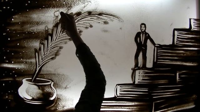 Песочное шоу корпоративное от компании "Счастье есть!" Волгоград смотреть онлайн