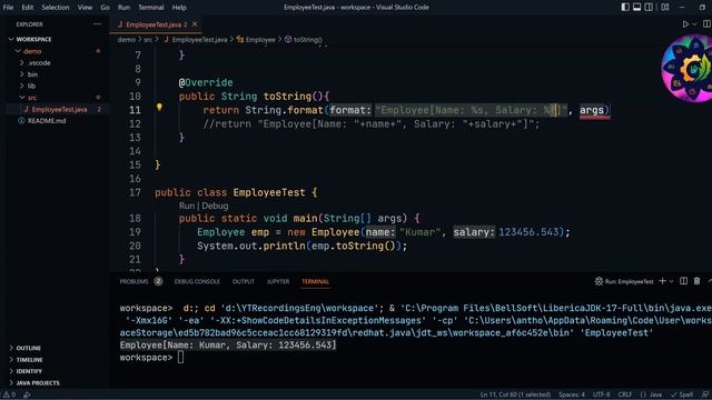 Core Java | Different Methods for Formatting String and Format Specifiers смотреть онлайн