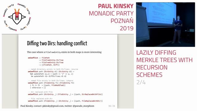 Paul Kinsky - Lazily Diffing Merkle Trees with Recursion Schemes 2/4 смотреть онлайн