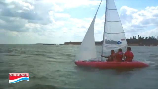 Aufblasbarer Katamaran GRABNER HAPPY CAT - BLACK SEA SAILING