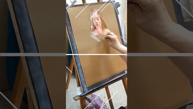 Life drawing by soft pastel смотреть онлайн