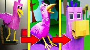 Как менялась ПТИЦА ОПИЛА и её жизненный цикл в майнкрафт ! Эволюция OPILA BIRD GARTEN OF BANBAN