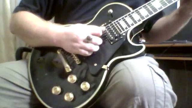 Burny Les Paul Custom Japan guitar LP смотреть онлайн