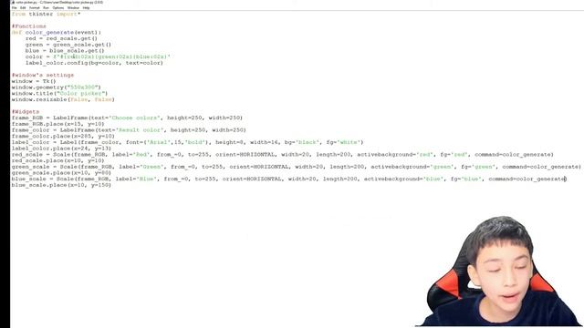 Color Picker| Part2-Coding the program | Python 3.9 смотреть онлайн