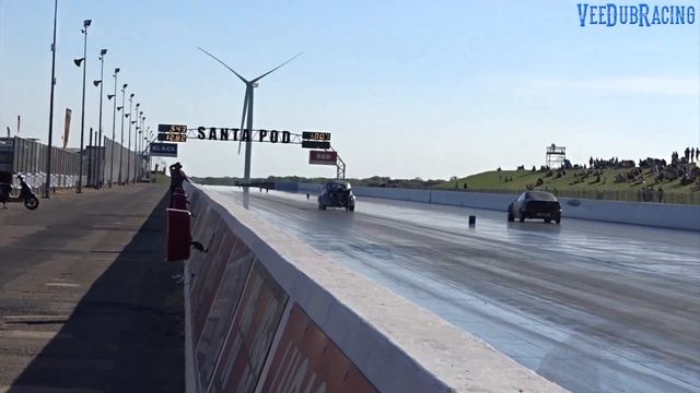 2540cc Turbo VW Beetle 56 Oval 1/4 Mile 10.86 @ 131mph. смотреть онлайн