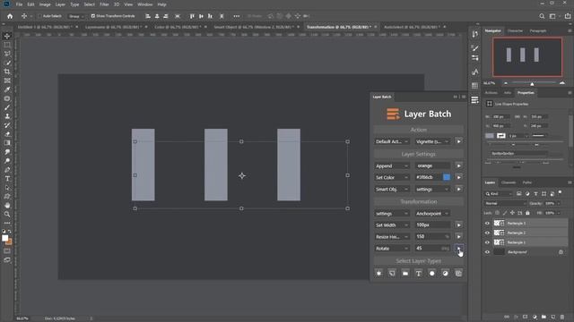 Layer Batch - Processing Kit (Adobe Photoshop CC 2015+) смотреть онлайн