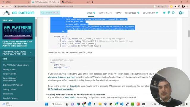 Installation et configuration de l'API PLATFORM sur Symfony 6 смотреть онлайн