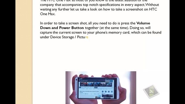 How To Take A Screenshot On HTC One Max смотреть онлайн