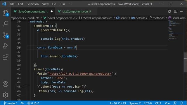☘ Curso en Vue 3: Componente y formulario para crear registros, fetch, formData #5 смотреть онлайн