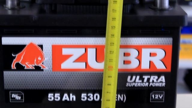 ZUBR ULTRA 55 Ah: технические характеристики аккумуляторной батареи смотреть онлайн