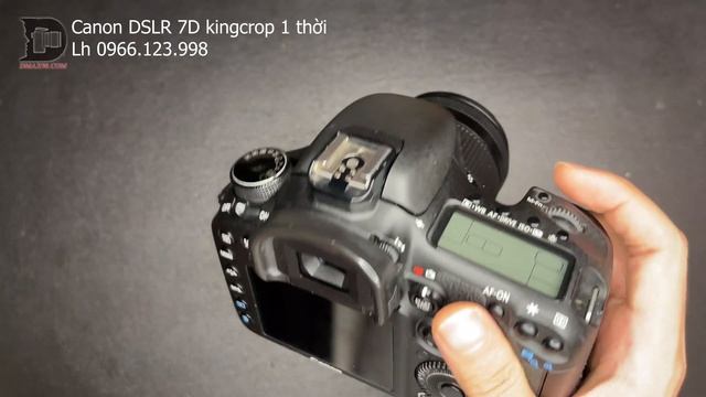 Canon 7D Kingcrop 1 Thời Giờ Chỉ Rẻ Như 1 Máy Mới Chơi