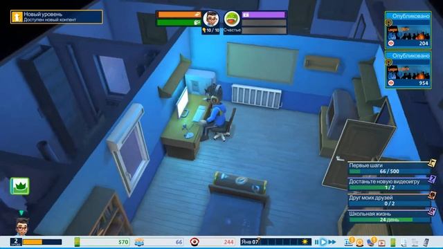 Прохождение YouTubers Life #1 На пути к номеру один! смотреть онлайн