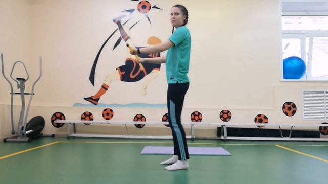 Комплекс упражнений с гимнастической палкой смотреть онлайн