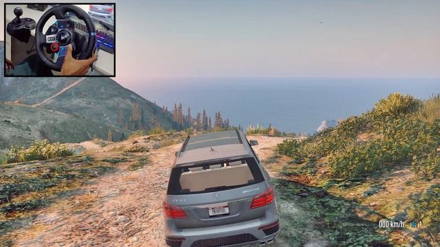 Mercedes-Benz GL-Class Off Roading - GTA 5 | MrShubh Gaming | Logitech G29