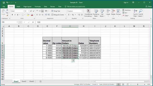 Custom Number Formats in Excel 2016 смотреть онлайн