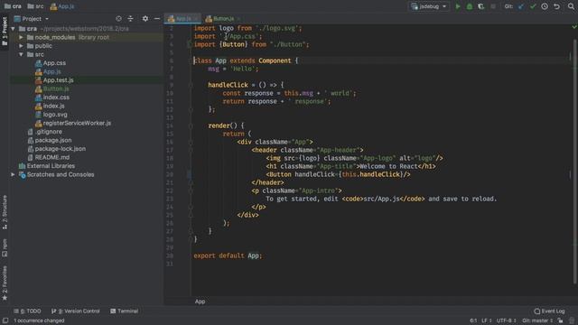 New for React in WebStorm 2018.2: Extract React Component смотреть онлайн