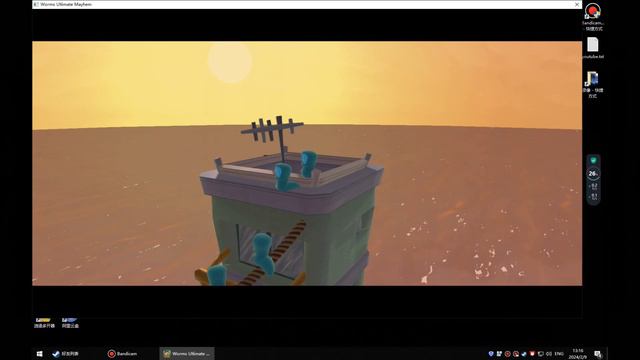 【Worms4 Mayhem】【 Worms Ultimate Mayhem】All weapons show смотреть онлайн