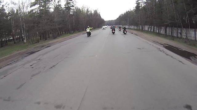 Открытие Мотосезона 2015 Ярославль Старт колонны смотреть онлайн