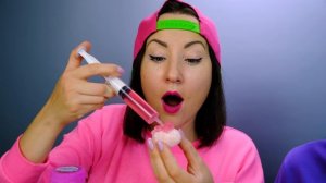 РОЗОВАЯ ЕДА ИЛИ ФИОЛЕТОВАЯ? 24 ЧАСА ЕДИМ ЕДУ ОДНОГО ЦВЕТА ЧЕЛЛЕНДЖ от Пико Поки