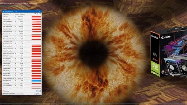 RTX3080(AORUS Xtreme) has the best performance in all RTX3000? --FurMark GPU Stress test--