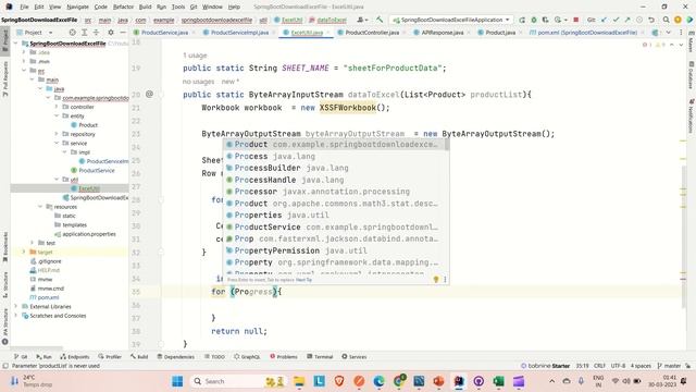 Download Data From Database By Hitting Get API in Spring Boot | Rest API | Data in Excel | Spring смотреть онлайн