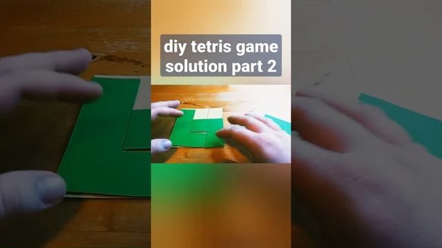 diy tetris game solution part 2 / tetris paper / tetris game for kids / tetris game / diy crafts / смотреть онлайн