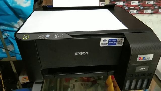 Epson L3210 Test Print Tanpa Pc