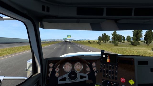American Truck Simulator 1.47 |Dry Cargo | International | Rain and Detour Traffic | Alabama. смотреть онлайн