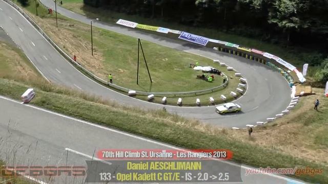 Opel Kadett C GT/E - Daniel AESCHLIMANN - HILL CLIMB - 2013 - St. Ursanne-les Rangiers