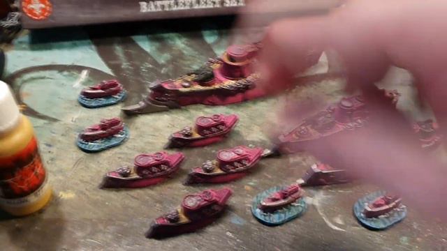 Dystopian Wars Mars Battlefleet Showcase