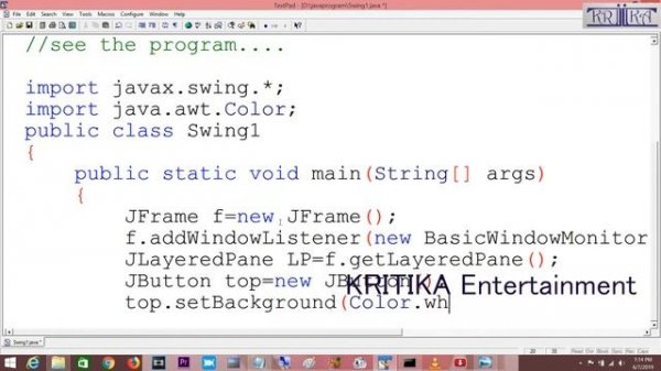 Java Swing: JLayeredPane | Java Swing Example | How to use JLayeredPane