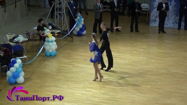 Патокин Даниил - Промзелева Ксения, Финал, Самба (Снегопад-2015) смотреть онлайн