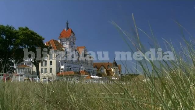 Stock Footage Europe Baltic Sea Resort Town Germany Kühlungsborn Mecklenburg Ostsee Travel Urlaub смотреть онлайн