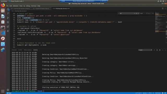 Kubernetify Your Containers - 4 - Patching SQL Server on Kubernetes (k8s) - Minikube - No Dashboard смотреть онлайн