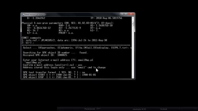How to get SPK (Spice *.bsp) comet file to Celestia смотреть онлайн