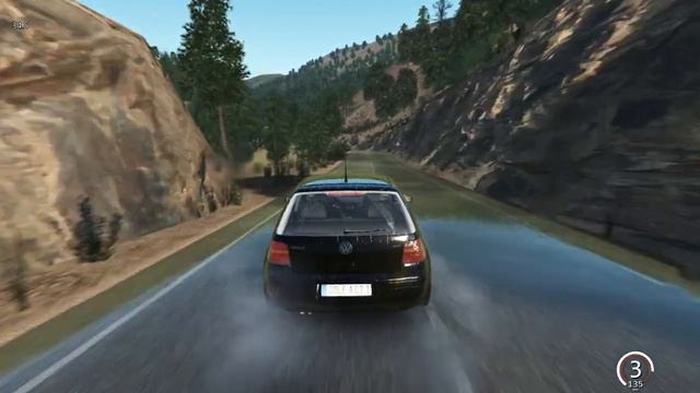 Golf Mk4 Gti Drive In Rain | Assetto Corsa | Xbox Controller Gameplay смотреть онлайн