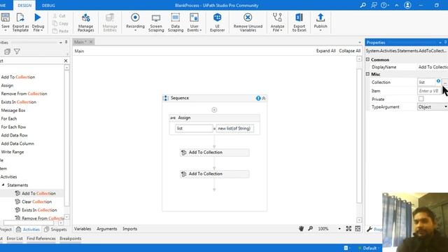 Uipath List Variable and Collection Example смотреть онлайн