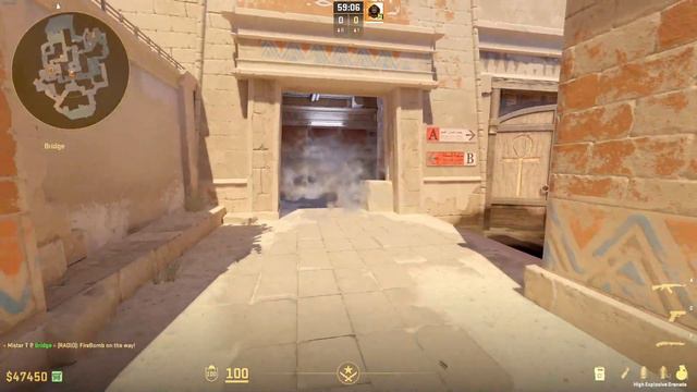 CS2 - Anubis - Take top Middle easily смотреть онлайн