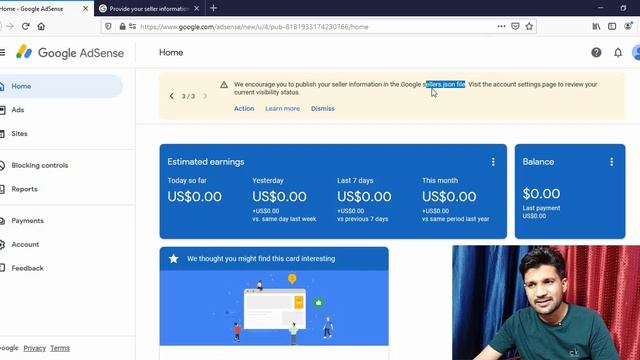 AdSense Update | Seller.json File in Google AdSense| Google Seller.json file | Fix seller.json issu смотреть онлайн