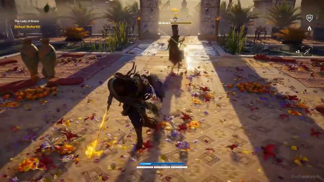 Assassin's Creed Origins: Curse of The Pharaohs DLC - Nefertiti Boss Fight смотреть онлайн