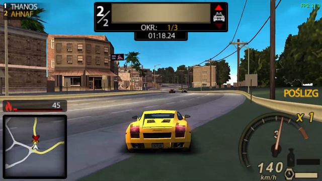 NEED FOR SPEED UNDERCOVER PSP Lamborghini Gallardo 2003 смотреть онлайн